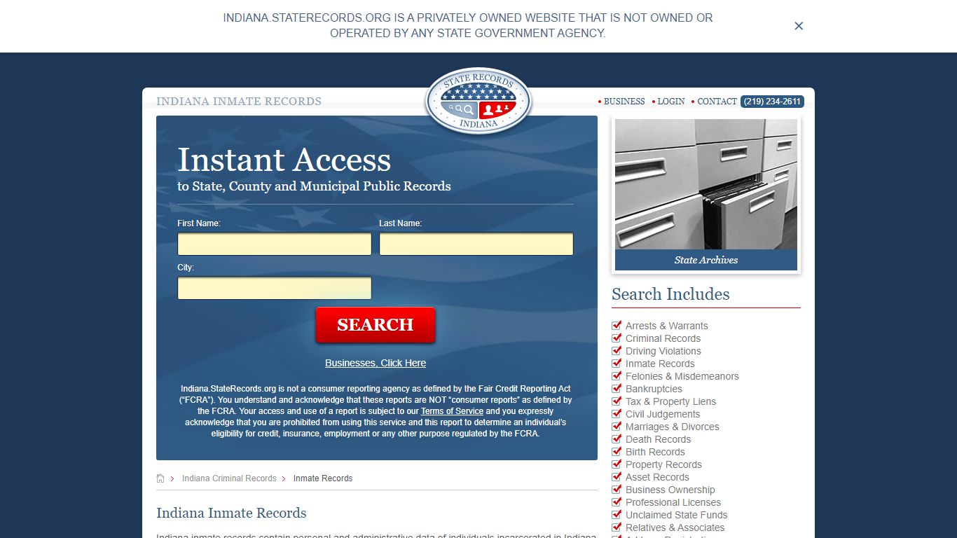 Indiana Inmate Records | StateRecords.org